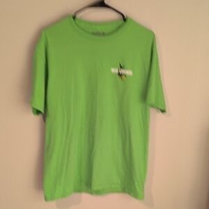 Reel Legends Lime Green Short Sleeve Graphic Tee Men's Large L